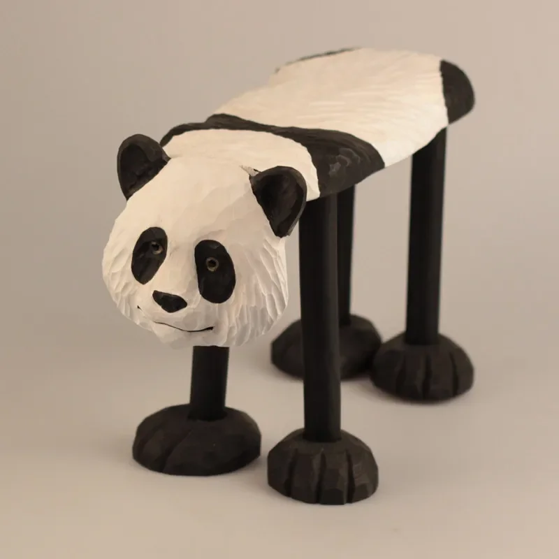 Baby Nursery Ottoman - İskandinav Tarzı Masif Ahşap El Oyması