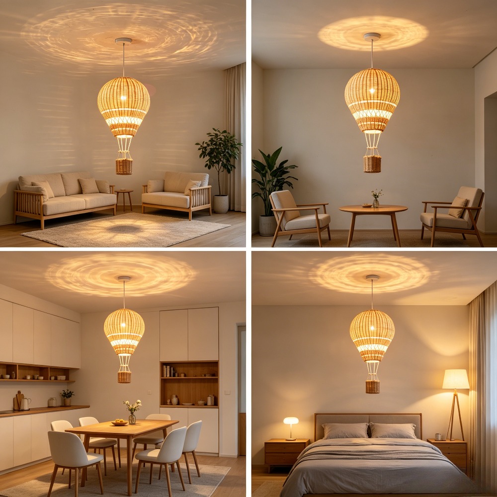 Baby Nursery Lamp - Sıcak Hava Balonu Avizeler LED çocuk