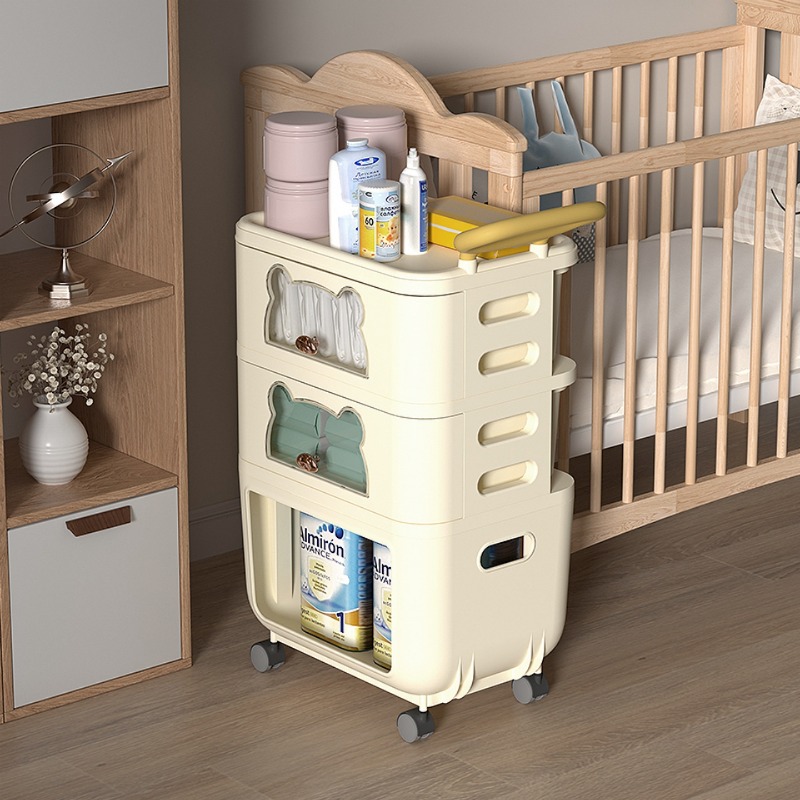Baby Nursery Cart - Çok Amaçlı Oturma Odası Depolama Düzenleyici