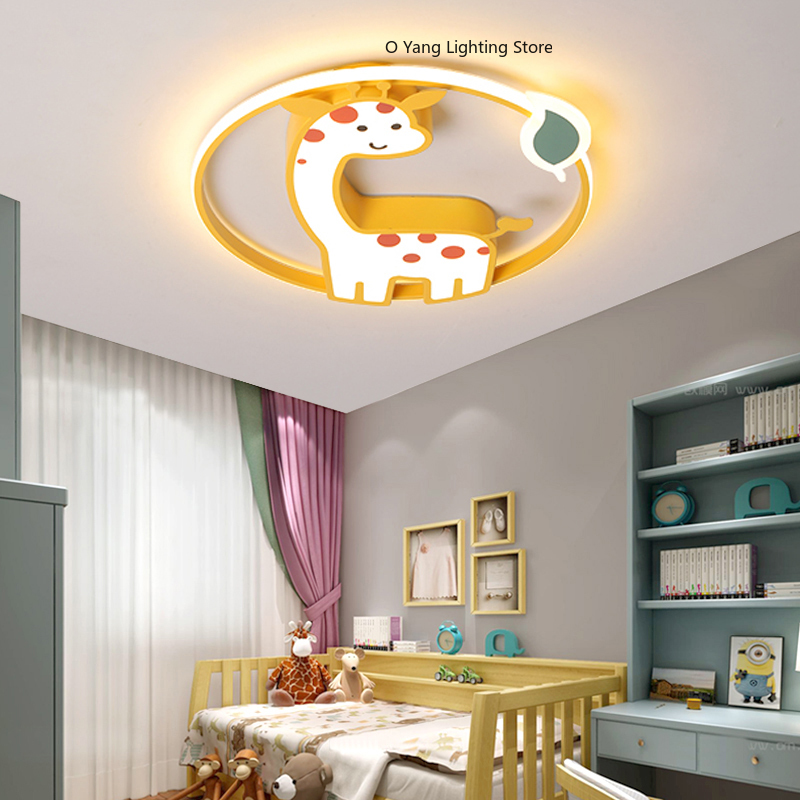 Baby Nursery Lamp - Tasarımcı Led Tavan Işık Kız Yatak