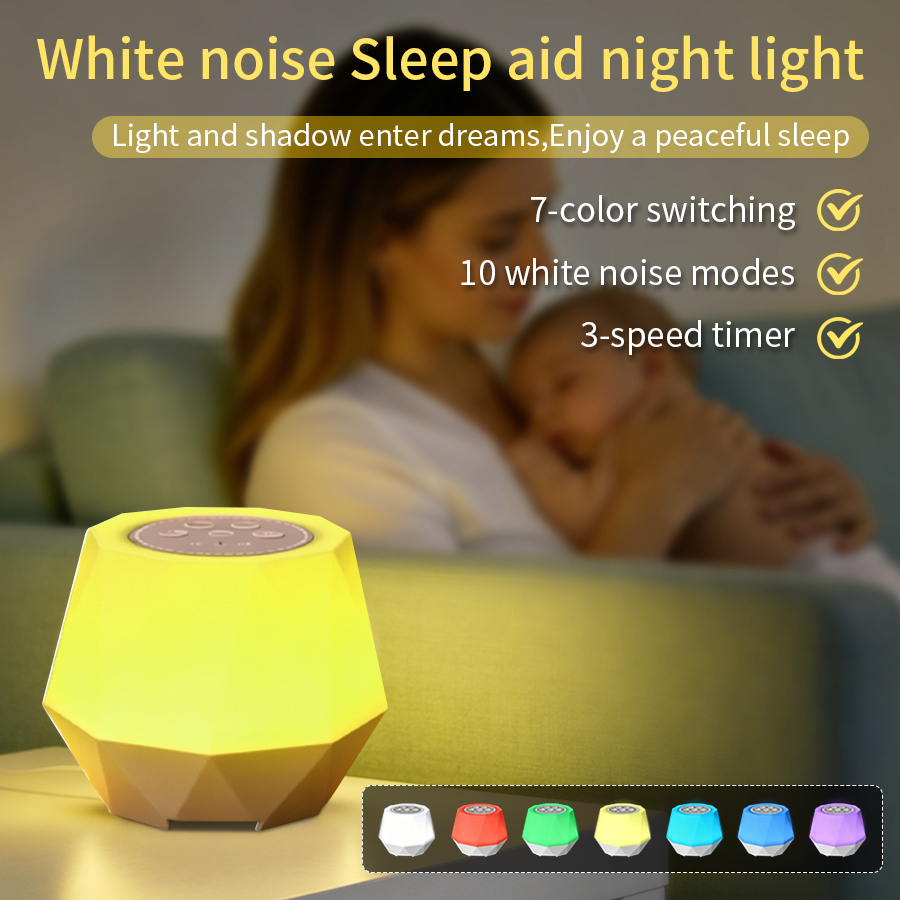 Baby Nursery Lamp - Beyaz Gürültü Fonksiyonlu Gece Lambası 7