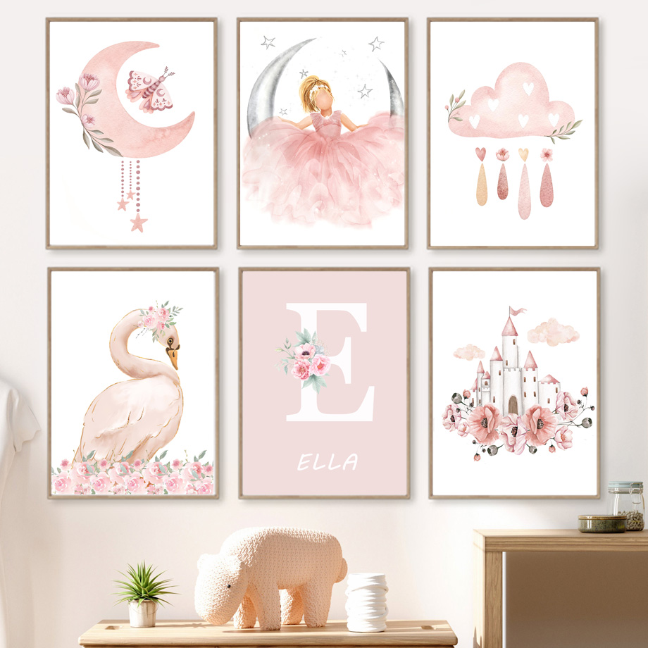 Pembe Melek Kız Güneş Ay Bulut - Baby Nursery Modern incelemesi ve fiyatı