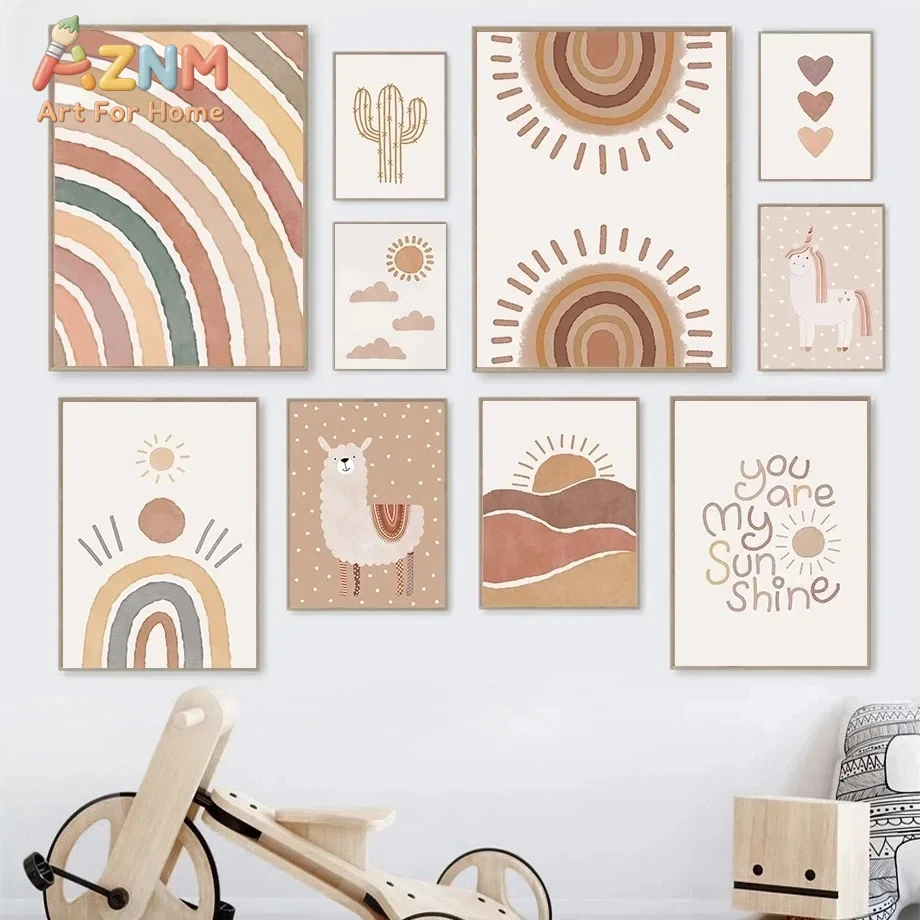 AZNM Boho Nötr Bebek Odası Kan - Baby Nursery You Are My Sunshine incelemesi ve fiyatı