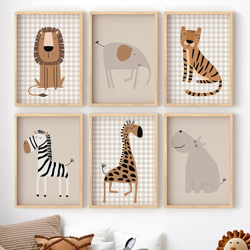 (Çerçeve yok) Aslan Kaplan Fil - Baby Nursery Frames incelemesi ve fiyatı