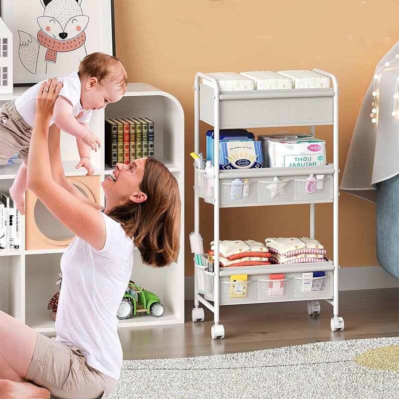 3 Katlı Tekerlekli Bebek Bezi  - Baby Nursery Cart incelemesi ve fiyatı