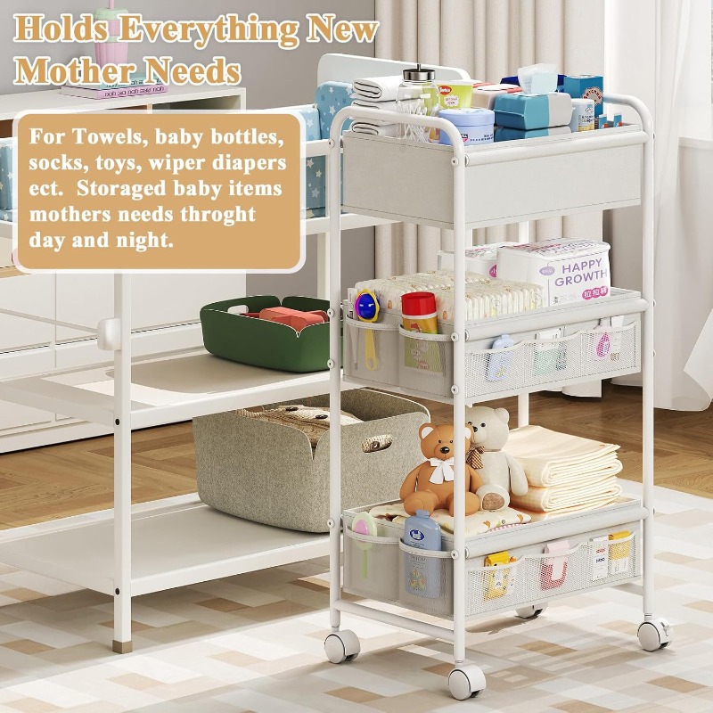 3 Katlı Tekerlekli Bebek Bezi  - Baby Nursery Cart incelemesi ve fiyatı