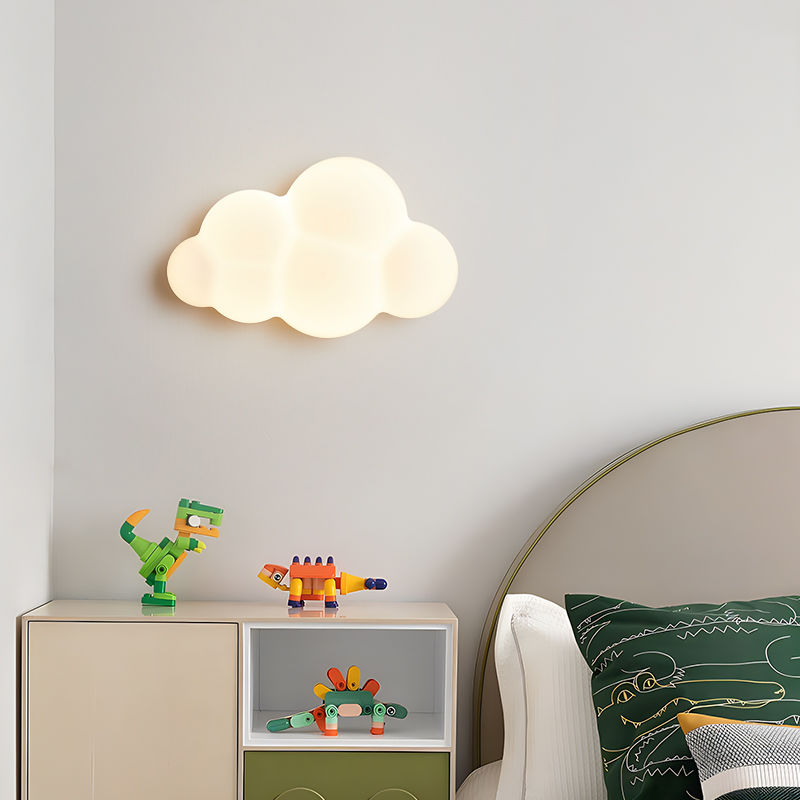 Beyaz bulut duvar lambaları ço - Baby Nursery Lamp incelemesi ve fiyatı