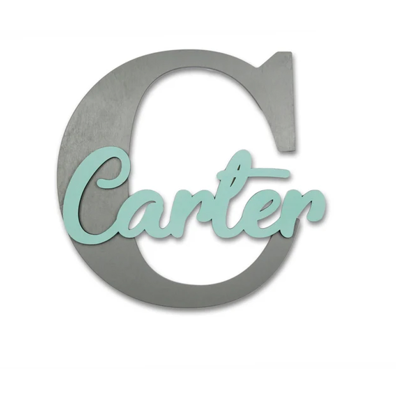 Ahşap Harfler, Komut Dosyası Y - Baby Nursery Modern incelemesi ve fiyatı