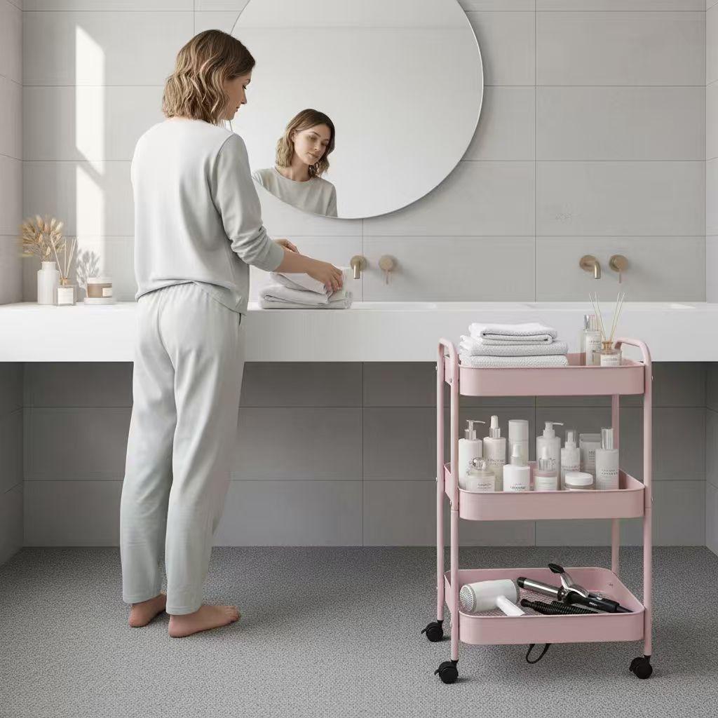 3 Katmanlı Tekerlekli Depolama - Baby Nursery Cart incelemesi ve fiyatı