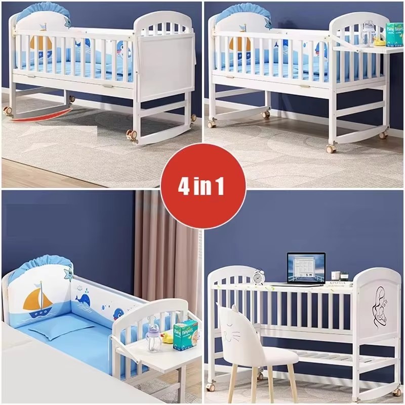 Ahşap Bebek Karyolası, Cibinli - Convertible Crib Set incelemesi ve fiyatı