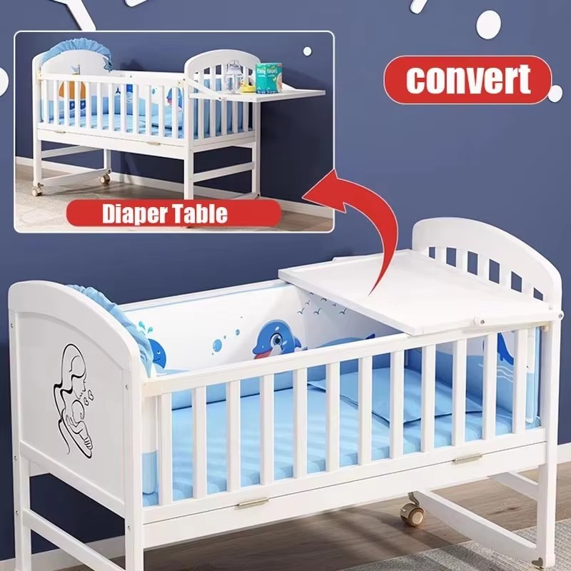 Ahşap Bebek Karyolası, Cibinli - Convertible Crib Set incelemesi ve fiyatı