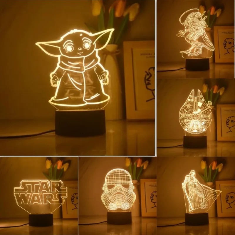 Karikatür 3D Anime Lamba Yoda  - Baby Yoda Nursery incelemesi ve fiyatı