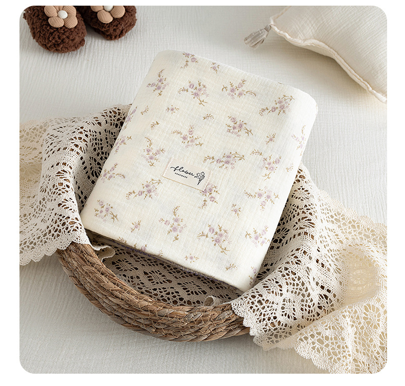 Muslin Bebek Kundak Battaniyes - Baby Girl Nursery Quilt incelemesi ve fiyatı