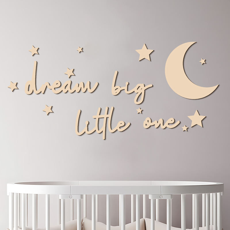 Rüya büyük küçük bir ahşap işa - Baby Nursery Modern incelemesi ve fiyatı
