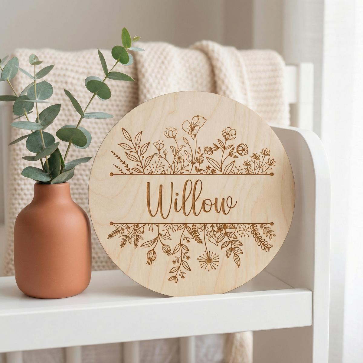 Kişiye Özel Çiçek Desenli Yuva - Baby Nursery Gifts incelemesi ve fiyatı