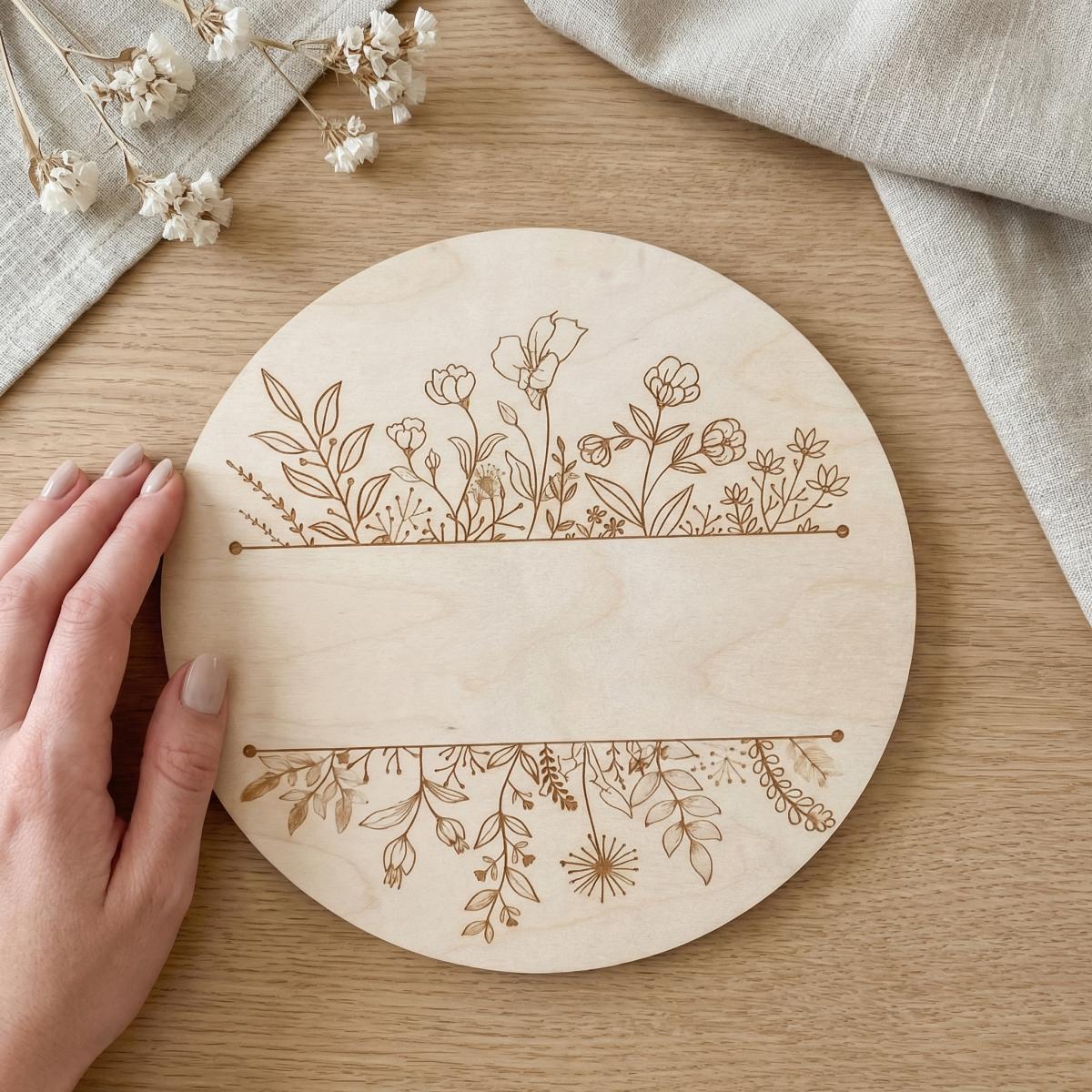 Kişiye Özel Çiçek Desenli Yuva - Baby Nursery Gifts incelemesi ve fiyatı