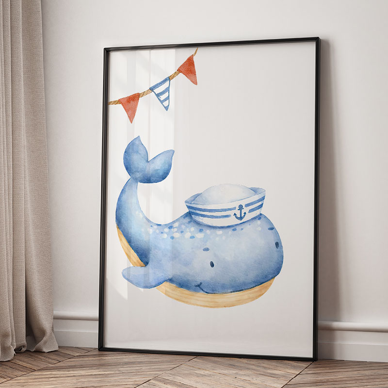 Ayı Balina Yelkenli Deniz Fene - Baby Nursery Modern incelemesi ve fiyatı