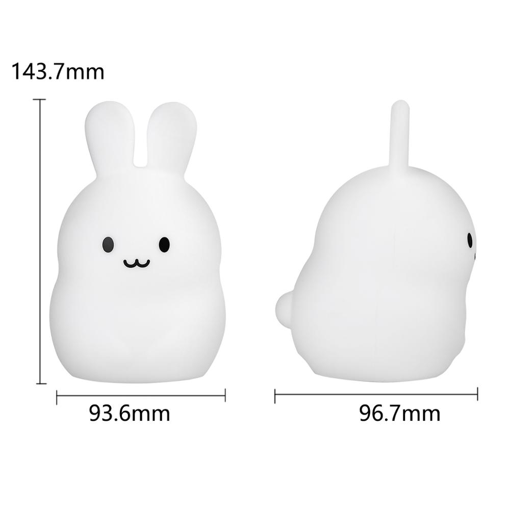 Dokunmatik Sensör Tavşan Gece  - Baby Nursery Lamp incelemesi ve fiyatı