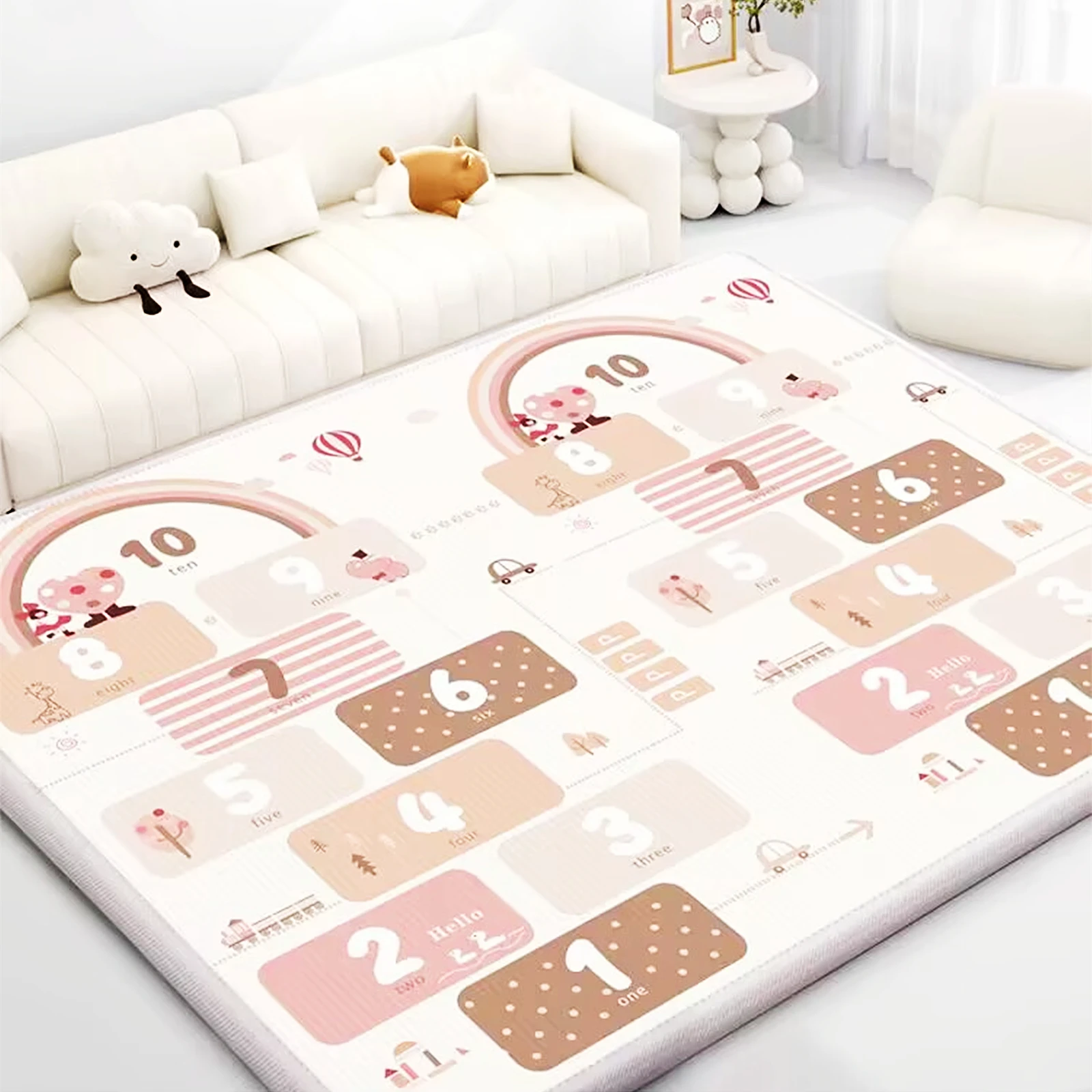 Kalınlaştırılmış 1/0.5cm Çocuk - Baby Nursery Carpet incelemesi ve fiyatı