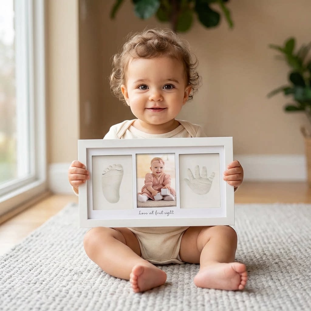 Bebek El İzi Ayak İzi Kil Seti - Baby Nursery Frames incelemesi ve fiyatı