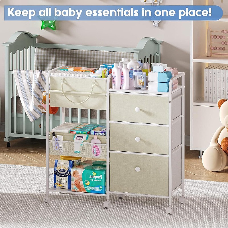 Büyük Kapasiteli Bebek Bezi Dü - Baby Nursery Cart incelemesi ve fiyatı
