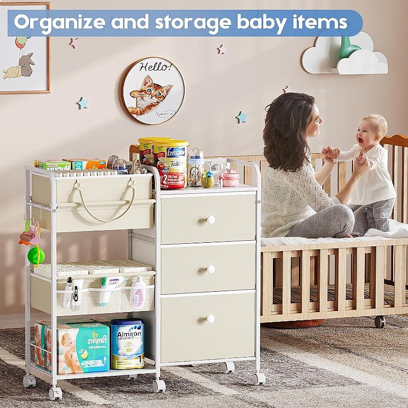 Büyük Kapasiteli Bebek Bezi Dü - Baby Nursery Cart incelemesi ve fiyatı