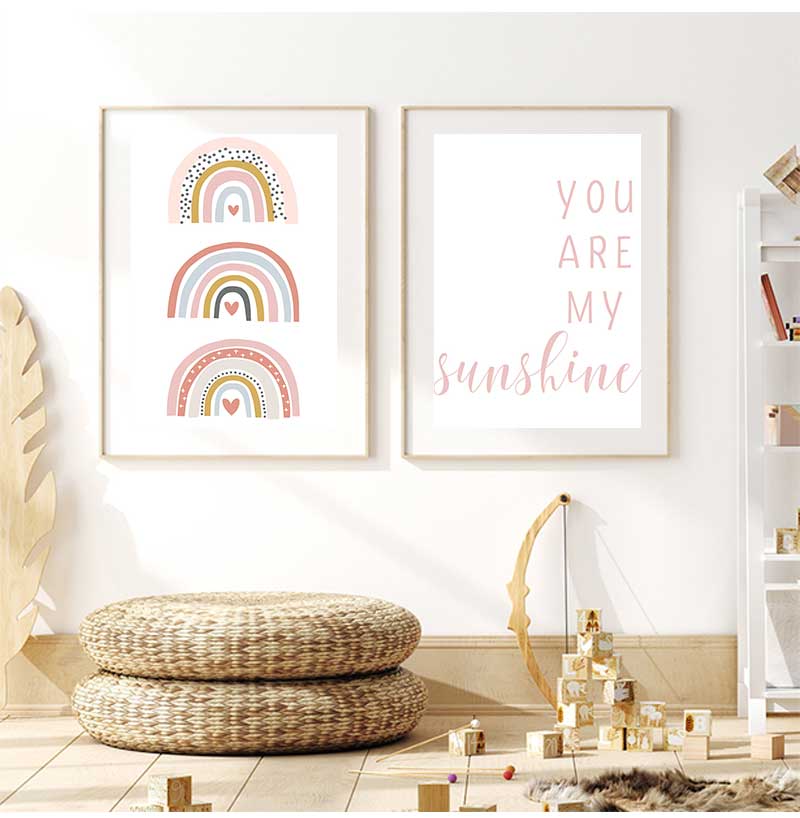 Sen benim güneşimsin gökkuşağı - Baby Nursery You Are My Sunshine incelemesi ve fiyatı
