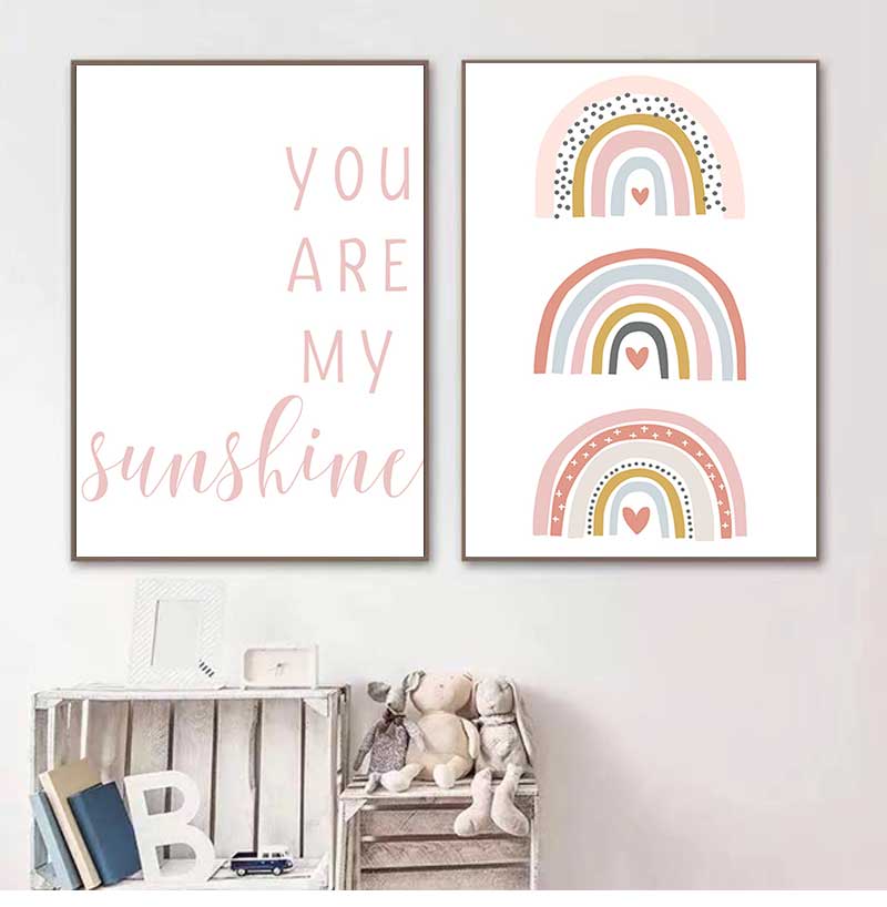 Sen benim güneşimsin gökkuşağı - Baby Nursery You Are My Sunshine incelemesi ve fiyatı