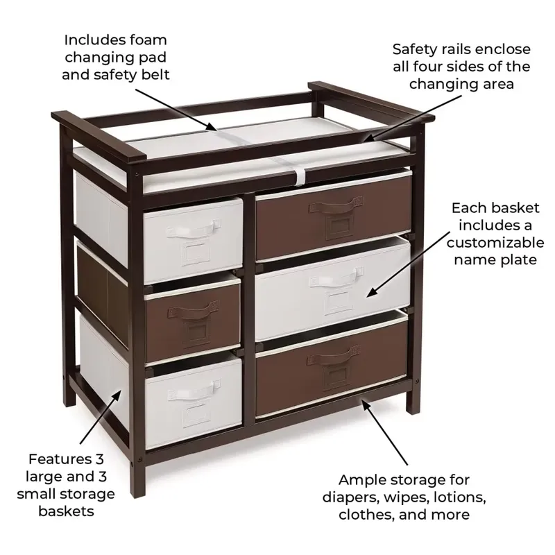 Modern Ahşap Bebek Şifonyeri,  - Baby Nursery Modern incelemesi ve fiyatı