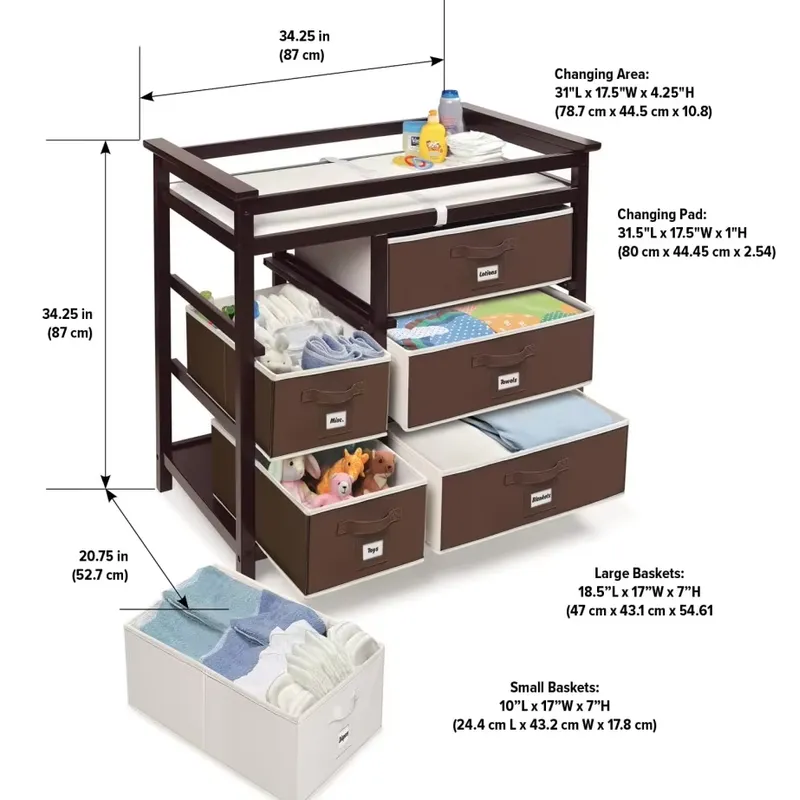 Modern Ahşap Bebek Şifonyeri,  - Baby Nursery Modern incelemesi ve fiyatı
