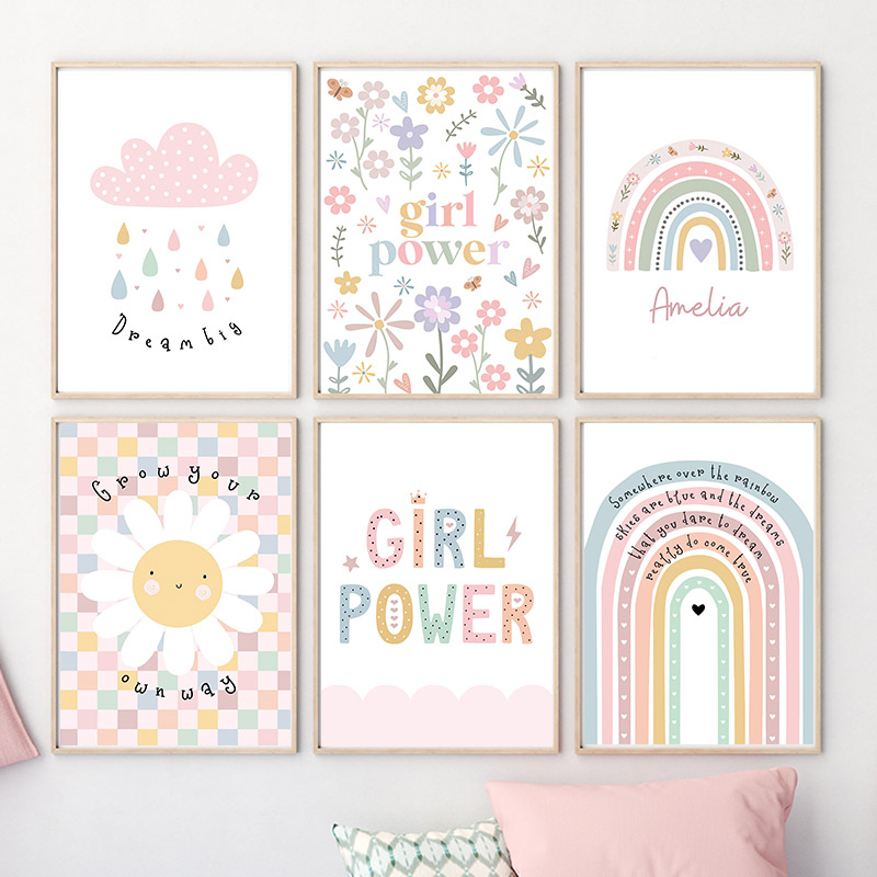 Güneş çiçek gökkuşağı bulut ka - Baby Nursery Modern incelemesi ve fiyatı