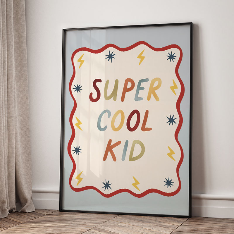 Komik Karikatür Süper Havalı Ç - Baby Nursery Modern incelemesi ve fiyatı
